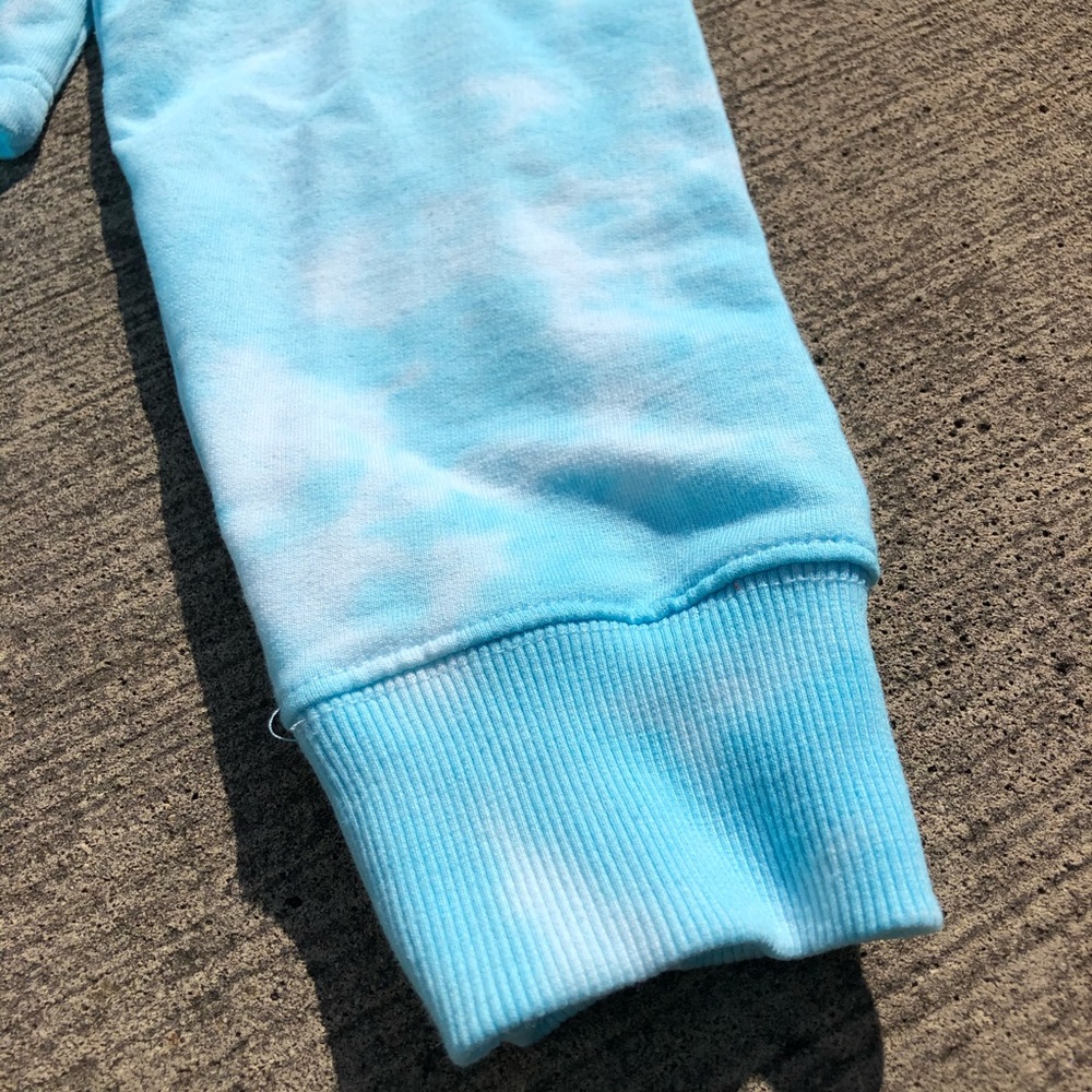 Custom dyed tie dye sweats top/bottom set - Picture 5 of 9